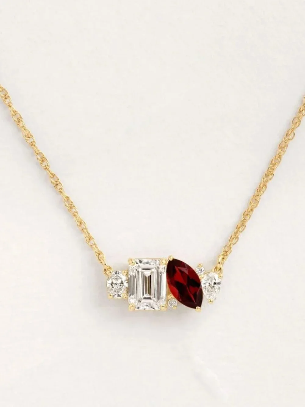 Birthstone pendant necklace